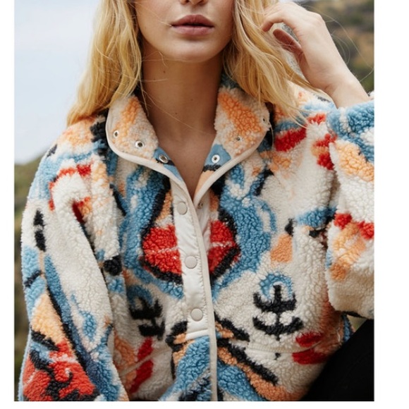 Free People Movement Rocky Ridge Fleece Jacket Roolee - Picture 4 of 5